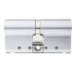  Циліндр ABLOY NOVEL 110 мм 52,5x57,5 ключ-ключ матовий хром, ключ 35 мм