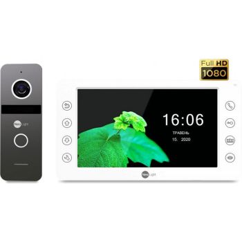 Комплекты домофонов NeoLight - Комплект видеодомофона Neolight Kappa HD KIT (Graphite)