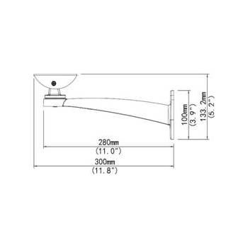 Кронштейн для корпусной камеры Uniview TR-WM06-A-IN