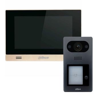 Комплект домофона Dahua DHI-VTH1550CHM-S1 + виклична панель DHI-VTO3211D-P-S1