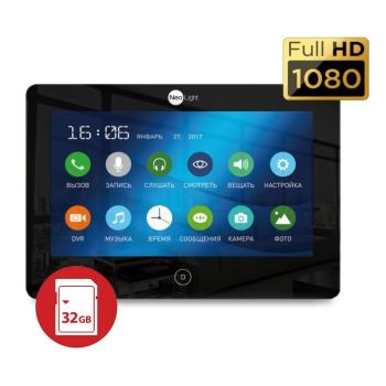 Видеодомофоны NeoLight - Видеодомофон Neolight Alpha HD Black