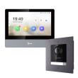Комплект домофон Hikvision DS-KH8350-WTE1 + вызывная панель DS-KD8003-IME1(B)/Flush/Europe BV