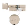 Цилиндр замка MUL-T-LOCK MT5+ CLIQ ключ/тумблер никель сатин (Израиль) 105 мм 60iх45Т