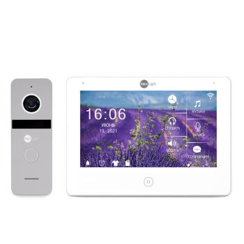 Комплект відеодомофона 7" Neolight NeoKIT HD Pro WF Silver