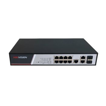 Коммутаторы на 6 портов - Управляемый коммутатор PoE с 8 портами Hikvision DS-3E2310P