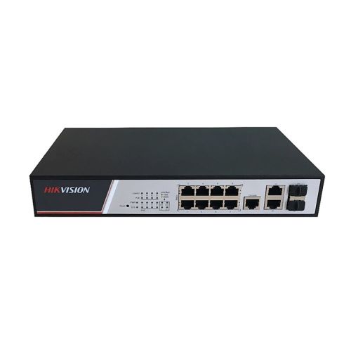 Коммутаторы на 6 портов - Управляемый коммутатор PoE с 8 портами Hikvision DS-3E2310P