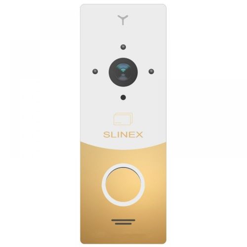 Вызывные панели Slinex - Вызывная видеопанель домофона Slinex ML-20CR gold/white