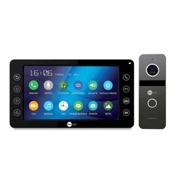Комплект відеодомофона 7" Neolight NeoKIT FHD Pro B/Graphite
