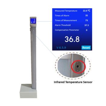Стационарная система измерения температуры тела человека Uniview USS-SC07-T-NB