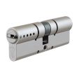 Цилиндр Mul-t-lock Interactive+ ключ/ключ никель сатин 54 мм 27x27