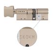 Цилиндр замка MUL-T-LOCK INTERACTIVE+ CLIQ ключ/тумблер никель сатин (Израиль) 88 мм 35iх53Т