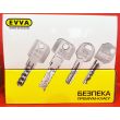 Циліндр EVVA 4KS ключ-ключ 5 87 мм 41/46 бронза