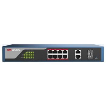 Коммутаторы на 6 портов - POE коммутатор Hikvision DS-3E1310P-E
