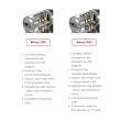Цилиндр Abus Bravus 3000 MX ключ/тумблер (Германия) 65 мм