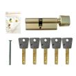 Цилиндр MUL-T-LOCK 7Х7 ключ/тумблер никель 75 мм (Израиль)