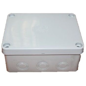 Коробка розподільна з кабель-вводами COURBI 150x110x70 сіра