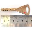 Циліндр Abloy Protec2 Hard ключ-тумблер 118 мм матова латунь 57Hх61T