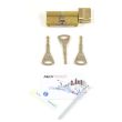 Циліндр Abloy Protec2 Hard ключ-тумблер 118 мм матова латунь 57Hх61T