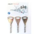 Циліндр Abloy Protec2 Hard ключ-тумблер 118 мм матова латунь 57Hх61T