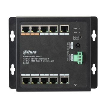 Коммутаторы на 3 порта Uplink  - PoE коммутатор Dahua DH-PFS3111-8ET-96-F