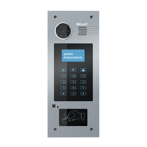IP вызывные панели BAS-IP - IP вызывная панель Bas IP AA-03 v3 Hybrid