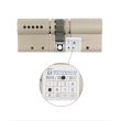Цилиндр замка MUL-T-LOCK MT5+ CLIQ ключ/ключ никель сатин (Израиль) 70 мм 35iх35