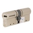 Цилиндр замка MUL-T-LOCK MT5+ CLIQ ключ/ключ никель сатин (Израиль) 70 мм 35iх35