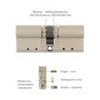 Цилиндр замка MUL-T-LOCK MT5+ CLIQ ключ/ключ никель сатин (Израиль) 70 мм 35iх35