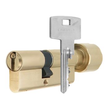 Цилиндр замка Abus Vitess 1000 ключ/тумблер золото 60 мм 30x30Т