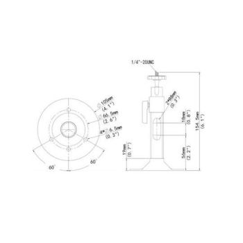 Кронштейн для корпусной камеры Uniview TR-UM06-A-IN