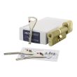 Цилиндр Abloy Protec2 ключ/тумблер (Финляндия) 172 мм 111/61T матовая латунь