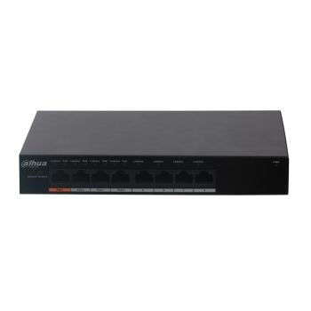 Комутатор з 4 РоЕ портами Dahua DH-PFS3008-8ET-96