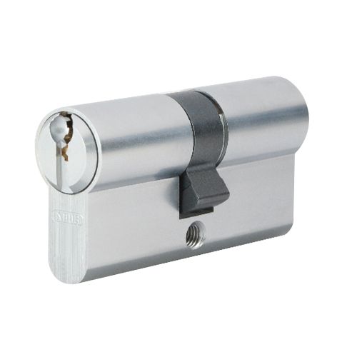 Дверная фурнитура ABUS - Цилиндр замка Abus S60P ключ/ключ сатиновый никель 60 мм 30/35