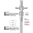 Електронний циліндр PES Cylinder Silver