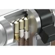 Цилиндр замка Abus S60P ключ/ключ сатиновый никель (Германия) 120 мм 60/60