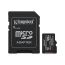 Карта памяти Kingston microSD 128GB C10 UHS-I A1 V10 R150MB/s + SD +1 238 грн