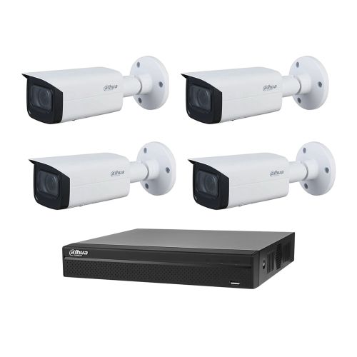 Комплекты ip видеонаблюдения на 4 камеры - Комплект IP видеонаблюдения Dahua KIT-DH108