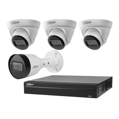 Комплекты ip видеонаблюдения на 4 камеры - Комплект IP видеонаблюдения Dahua KIT-DH110