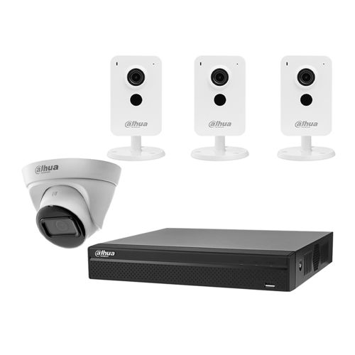 Комплекти IP відеоспостереження на 4 камери - Комплект IP відеоспостереження Dahua KIT-DH120