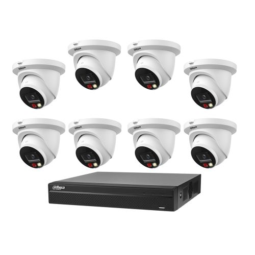 Комплекты ip видеонаблюдения на 8 камер - Комплект IP видеонаблюдения Dahua KIT-DH183