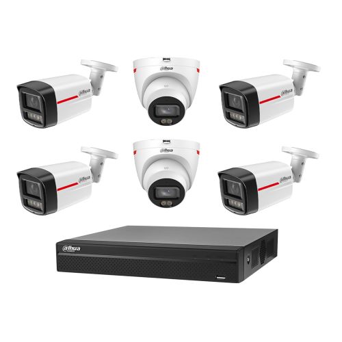 Комплекти відеоспостереження Dahua - Комплект IP відеоспостереження Dahua KIT-DH201