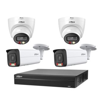 Комплекты видеонаблюдения Wi-Fi - Комплект IP видеонаблюдения Dahua KIT-DH332