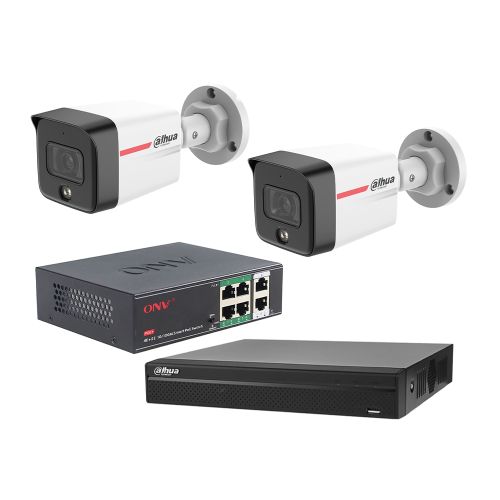 Комплекты видеонаблюдения Wi-Fi - Комплект IP видеонаблюдения Dahua KIT-DH337