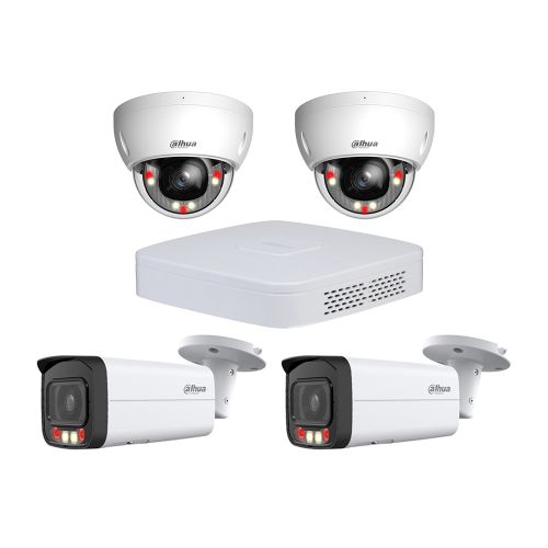 Комплекты видеонаблюдения Wi-Fi - Комплект IP видеонаблюдения Dahua KIT-DH341