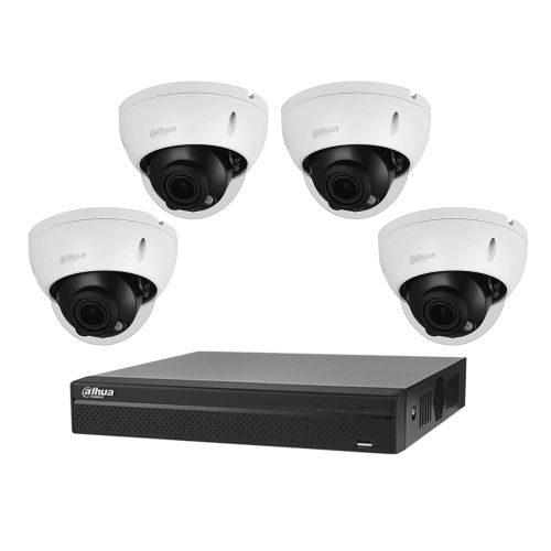 Комплекти відеоспостереження на 4 камери РОЕ - Комплект IP відеоспостереження Dahua KIT-DH354