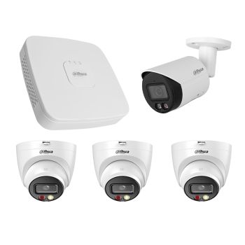 Комплект IP видеонаблюдения Dahua KIT-DH384