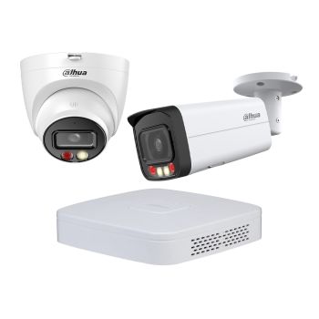 Комплекты видеонаблюдения на 2 камеры - Комплект IP видеонаблюдения Dahua KIT-DH470
