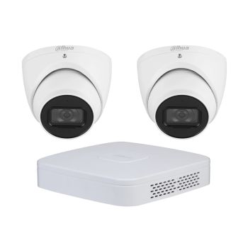 Комплекты видеонаблюдения на 2 камеры - Комплект IP видеонаблюдения Dahua KIT-DH471