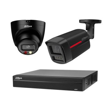 Комплекты видеонаблюдения на 2 камеры - Комплект IP видеонаблюдения Dahua KIT-DH478