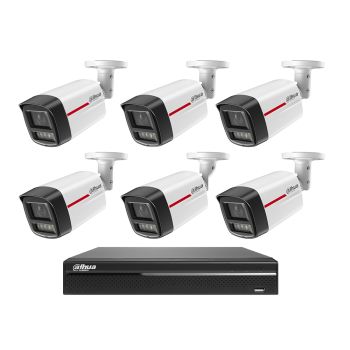Комплект IP видеонаблюдения Dahua KIT-DH487